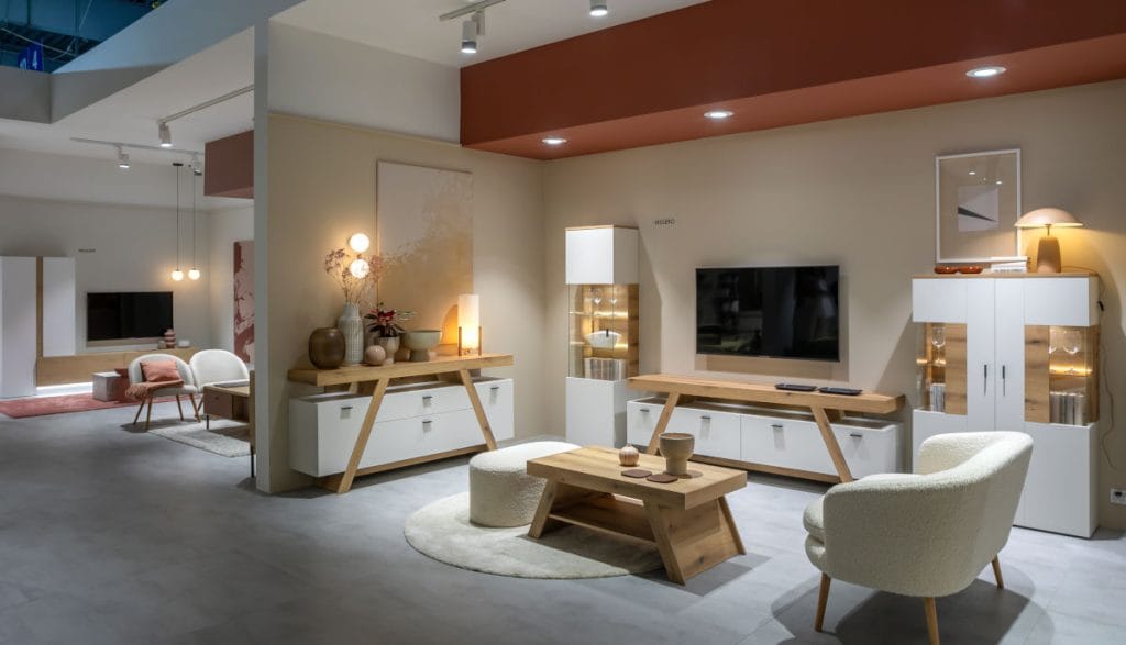 Ekspozycja Meble Wójcik na targach Meble Polska 2025.