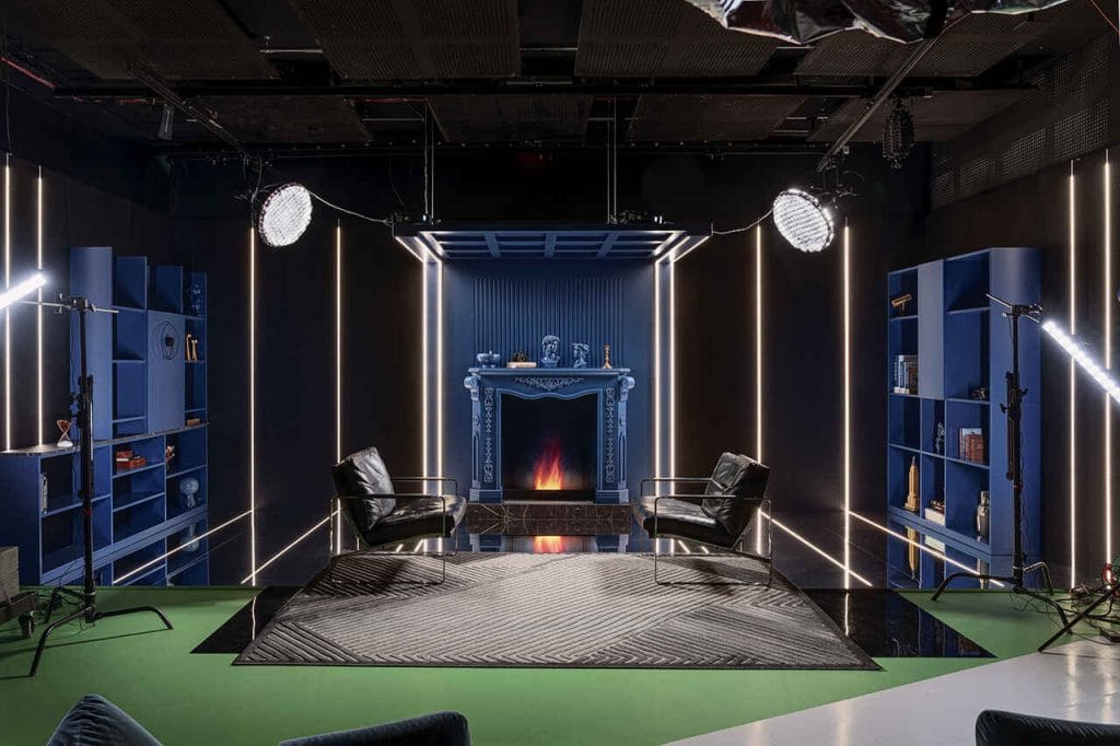 Studio Didaskalia dla Wirtualnej Polski, proj.  Jan Sikora, Sikora Wnętrza. Fot. Tom Kurek. Źródło: Materiały prasowe Sikora Wnętrza.