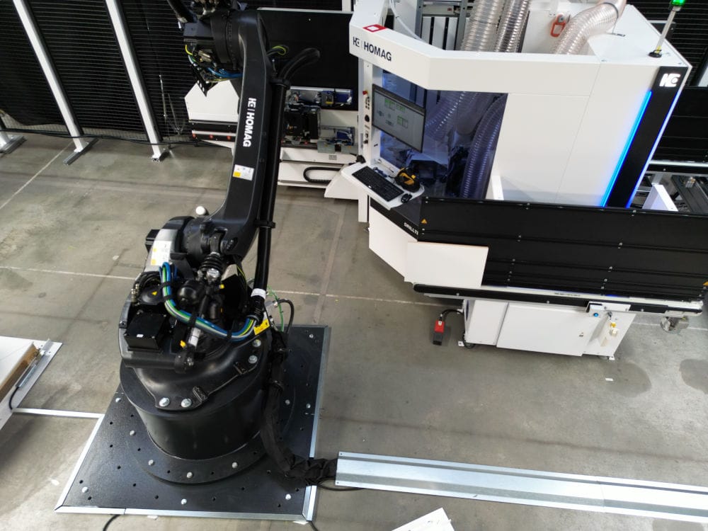 Maszyna CNC- DRILLTEQ V-310 z oferty HOMAG prezentowana na targach LIGNA 2025