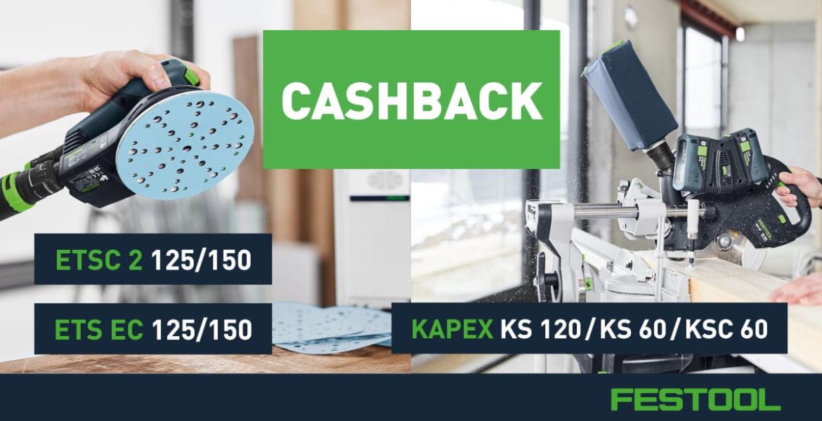 Festool - baner cashback