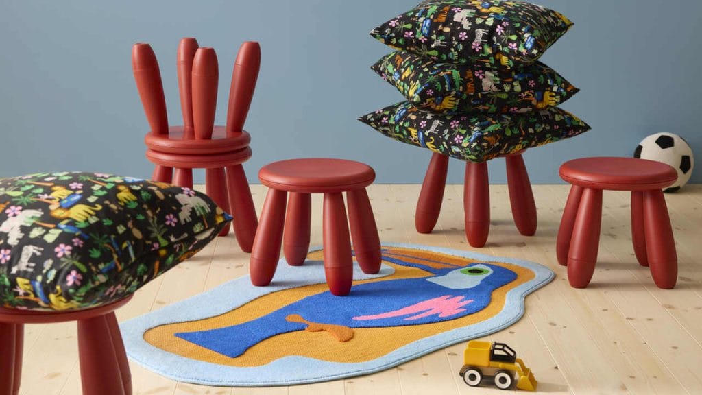 IKEA nowości 2025 - stołek MAMMUT.