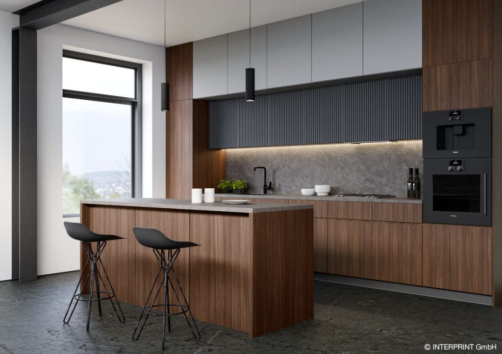 Interprint - dekor Epona Walnut na kuchni