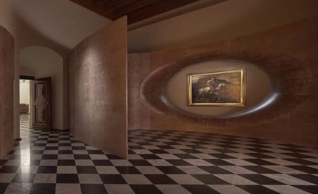 Wnętrza publiczne – II miejsce: NArchitekTURA, „Królewski Rembrandt na Wawelu”.