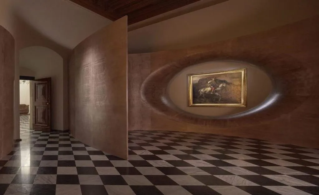 Wnętrza publiczne – II miejsce: NArchitekTURA, „Królewski Rembrandt na Wawelu”.