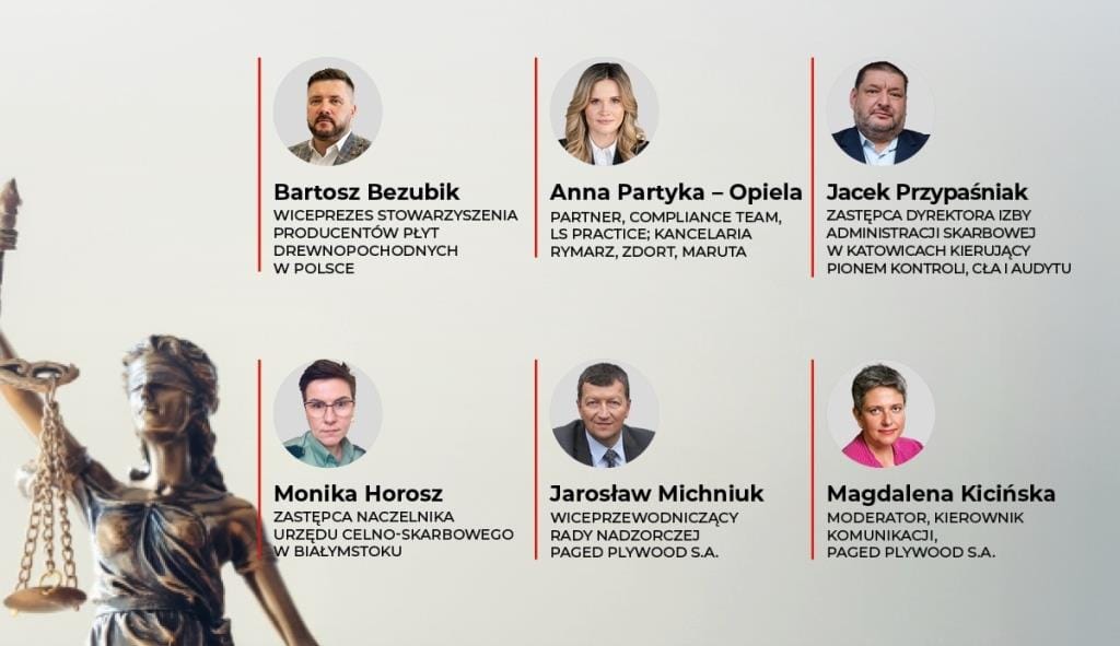 Ekspertki i eksperci z administracji publicznej, prawa i przemysłu podczas webinaru organizowanego przez Pracodawców RP.