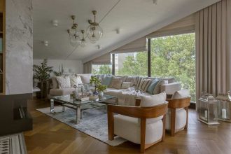 Salwator Penthouse. Projekt wnętrza: MIKOŁAJSKAstudio. Zdjęcia: Yassen Hristov.