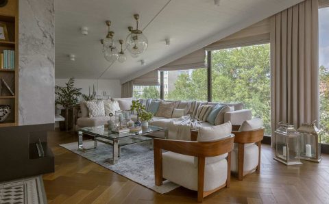 Salwator Penthouse. Projekt wnętrza: MIKOŁAJSKAstudio. Zdjęcia: Yassen Hristov.