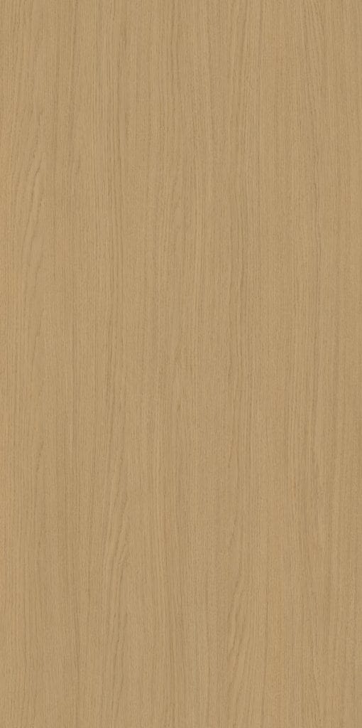 Próbka dekoru Arles Oak (16-18085-103) marki Schattdecor. Naturalny, ciepły odcień dębu z wyraźnym, pionowym usłojeniem i delikatnymi porami drewna.