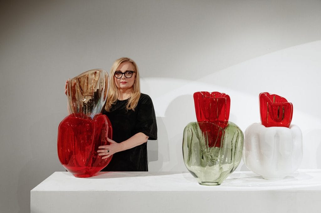 Flowers. Obiekty wieloużytkowe, projekt: Aleksandra Kujawska, produkcja: Aleksandra Kujawska.