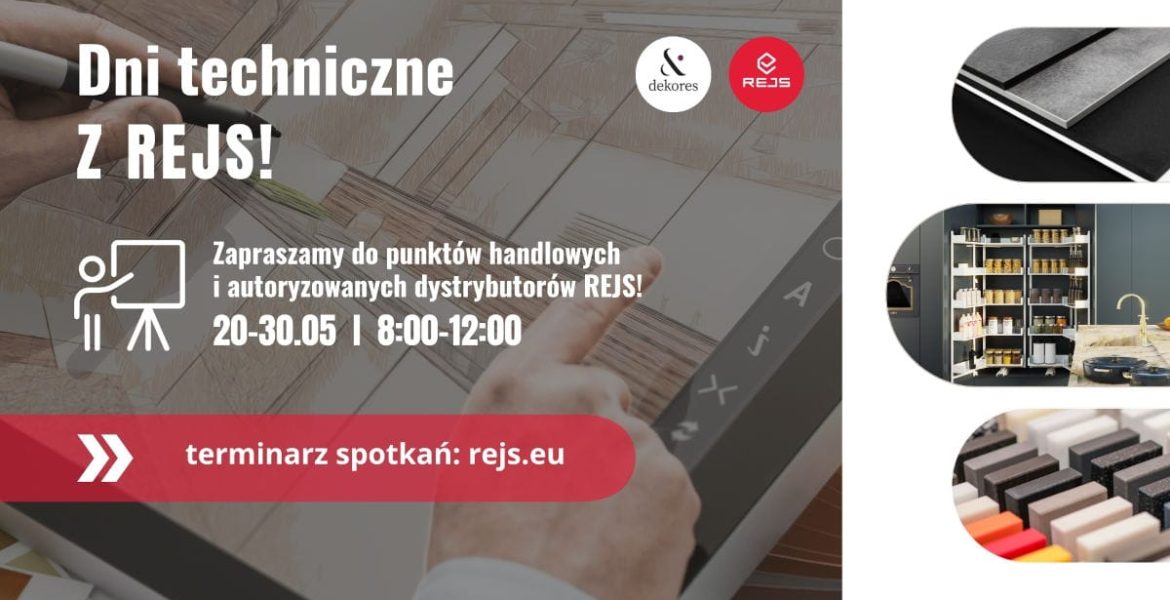 REJS - baner z zaproszeniem na Dni Techniczne
