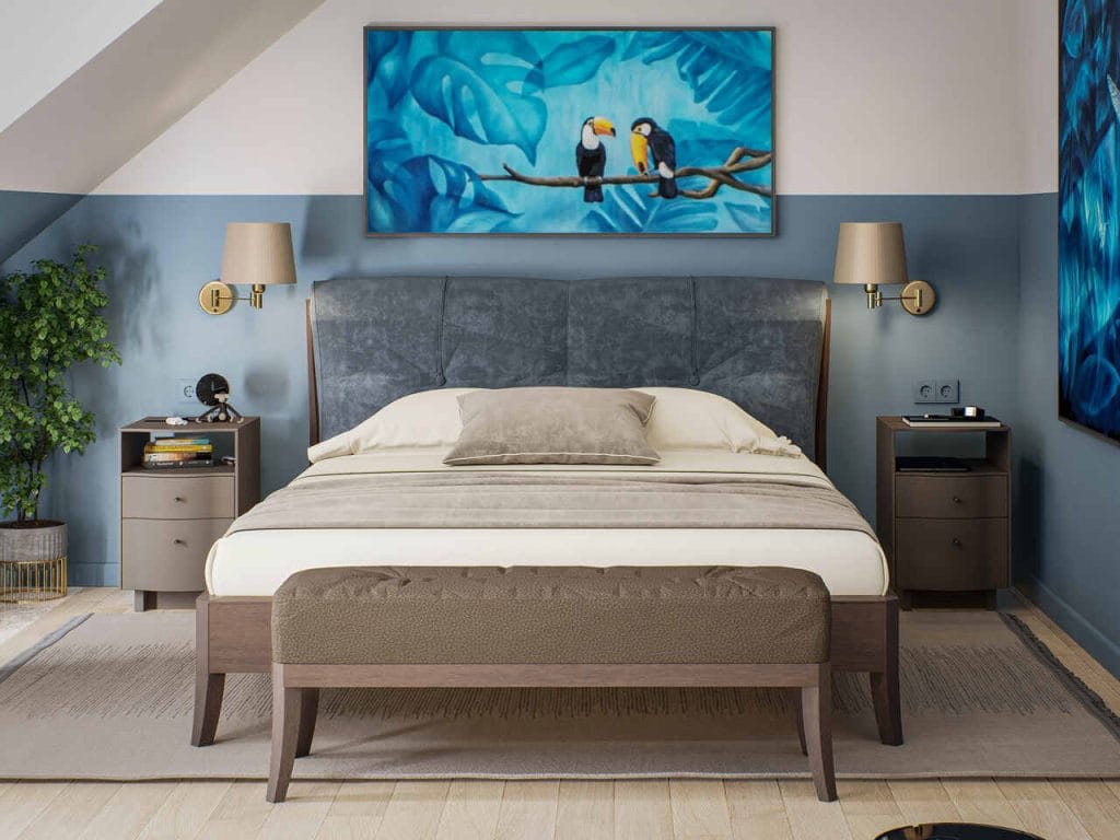 Stolik nocny „Onda”, projekt Orwat Design dla 36.5, projekt wnętrza Orwat Design.