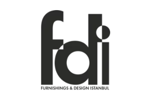 Logo międzynarodowych targów mebli w Istambule FDI.