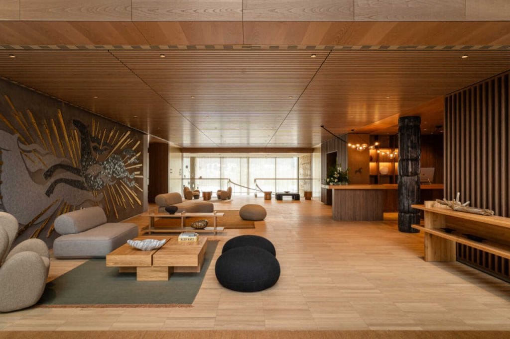 Polska Architektura XXL - Wnętrza Hotelu Glar w Wisełce na Wyspie Wolin. NOKE Architects.