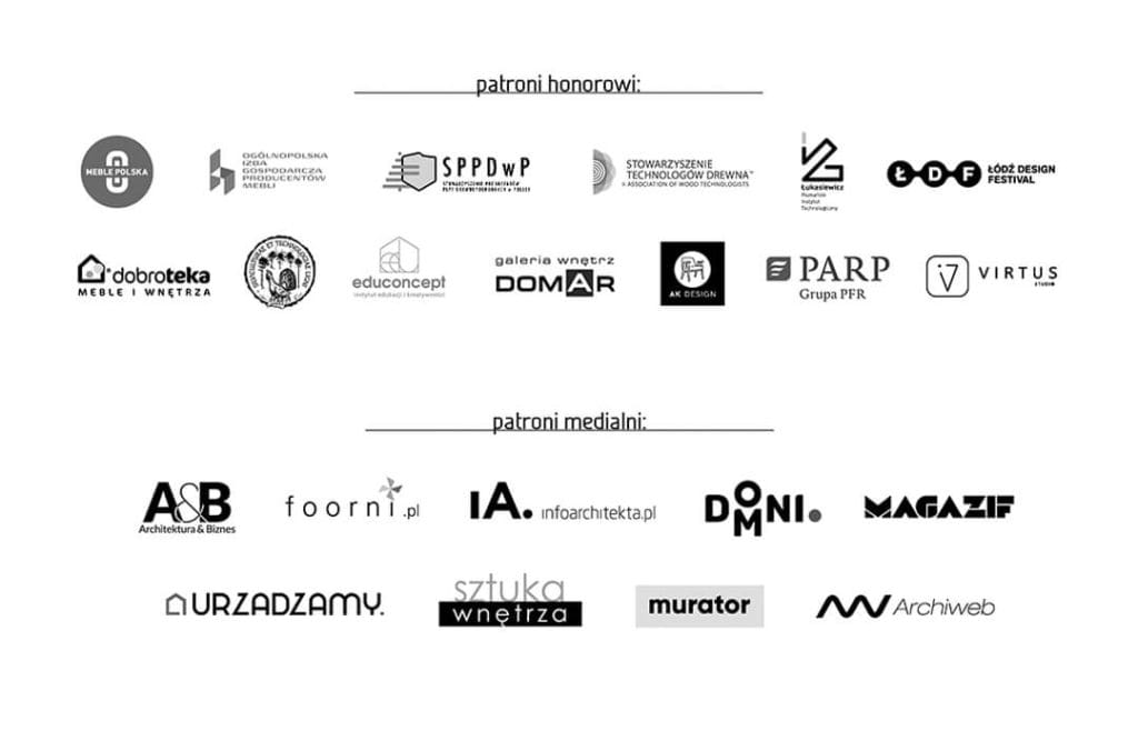 Diament Meblarstwa 2026 - partnerzy i patroni.