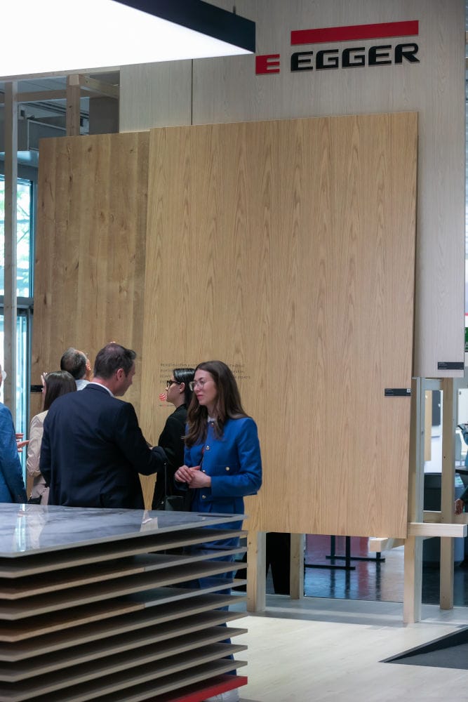 Stoisko Egger podczas targów interzum 2025