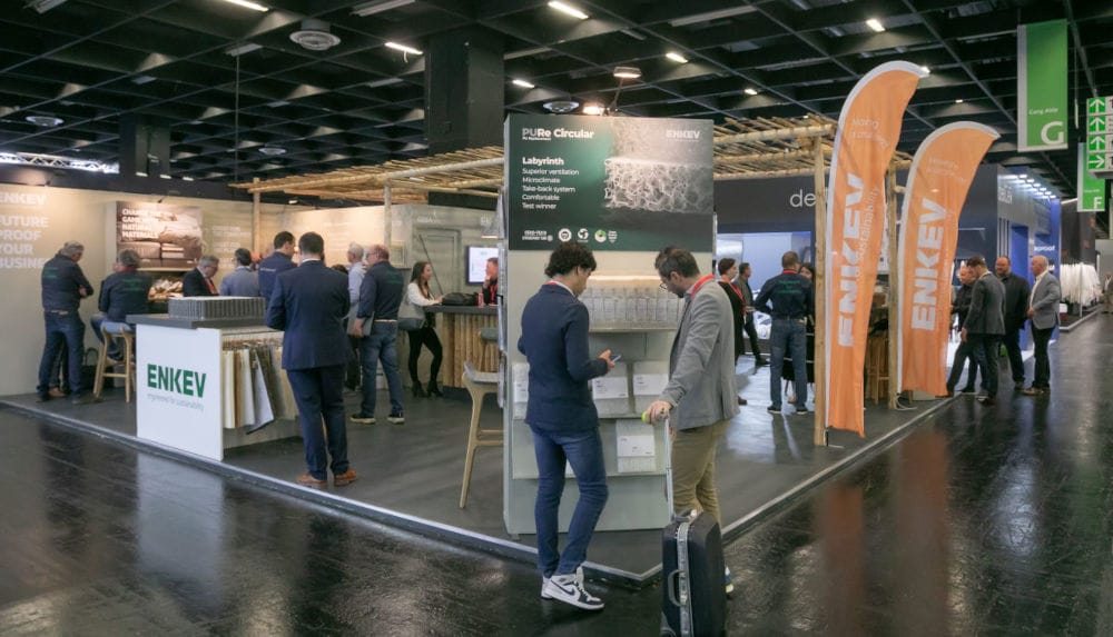 Stoisko Enkev podczas targów interzum 2025