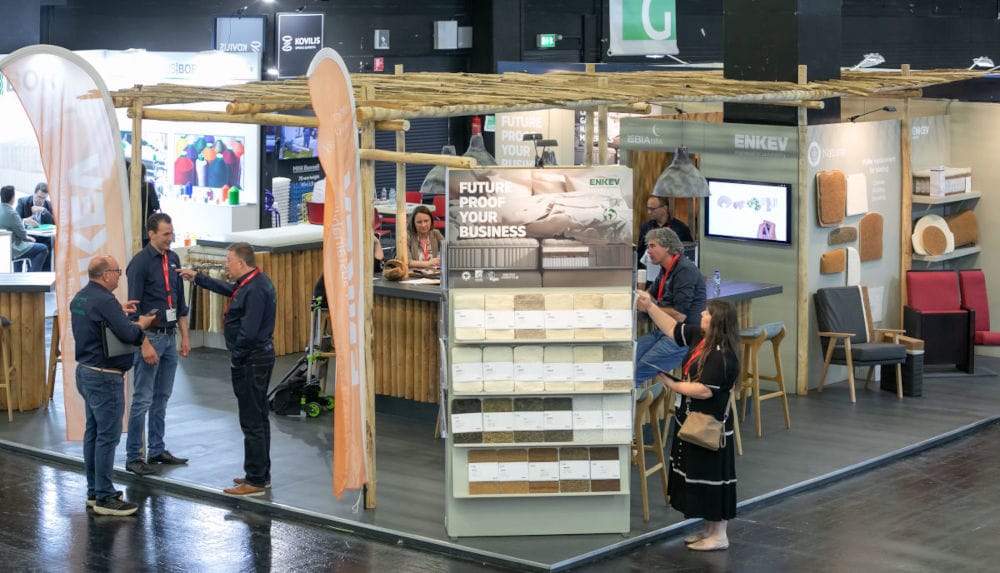 Stoisko Enkev podczas targów interzum 2025