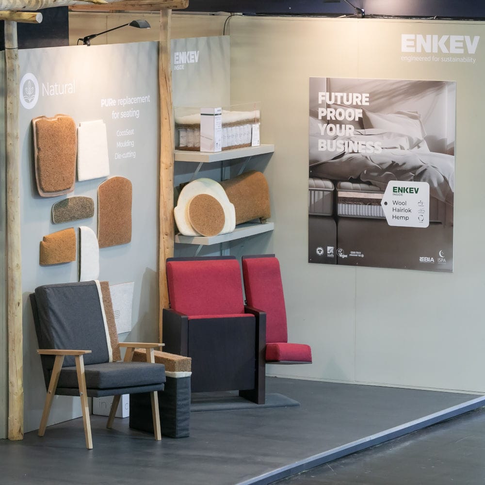 Stoisko Enkev podczas targów interzum 2025