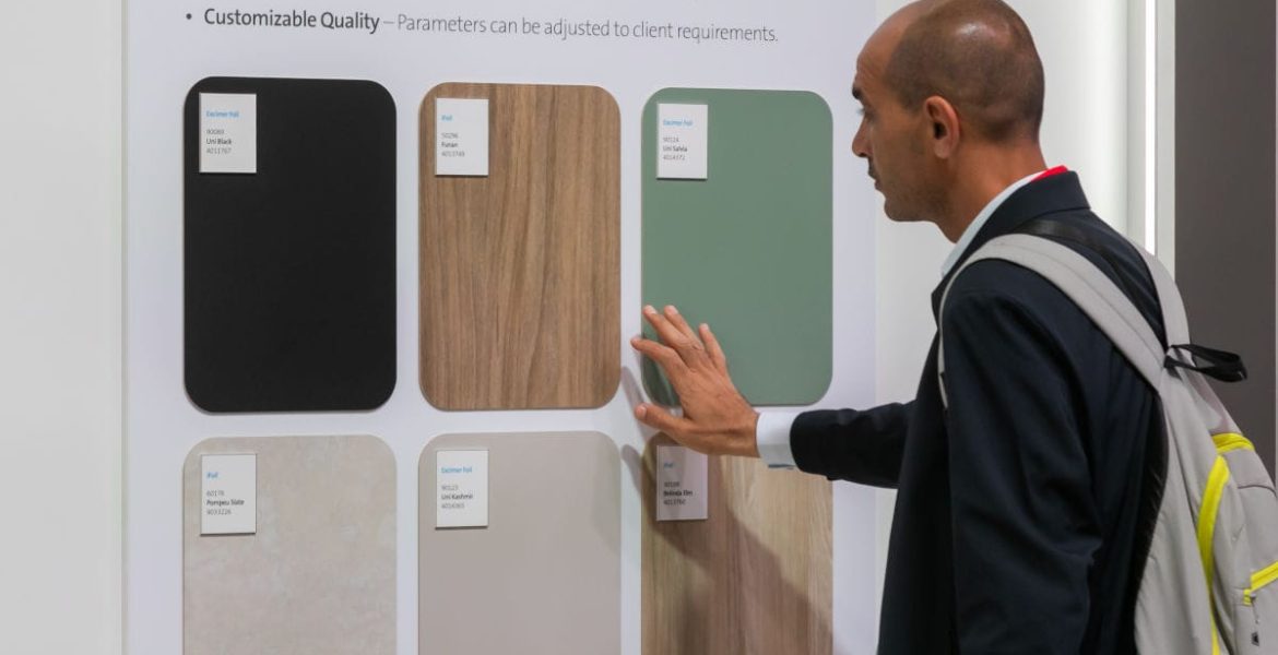 Stoisko impress decor podczas targów interzum 2025