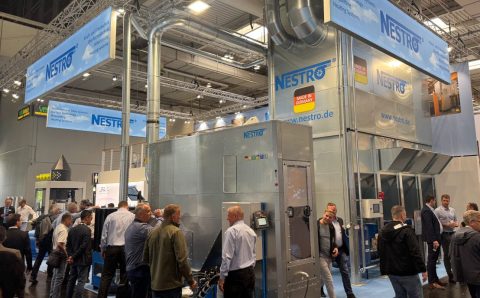 Stoisko Nestro Group podczas targów Ligna 2025