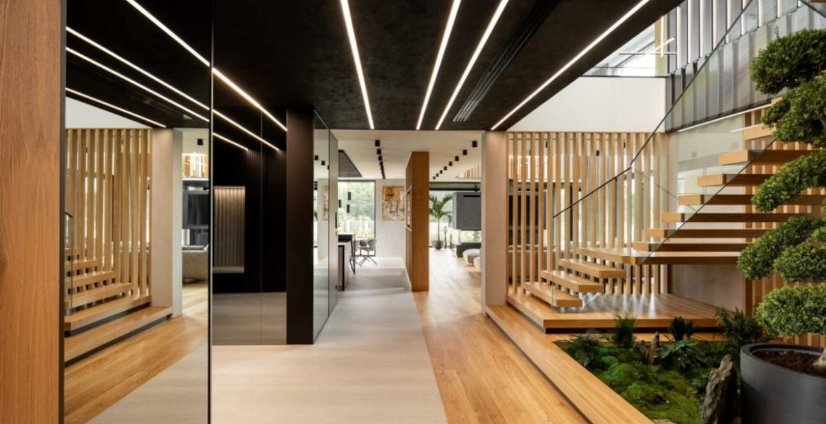 Wnętrze domu, projekt pracownia14.