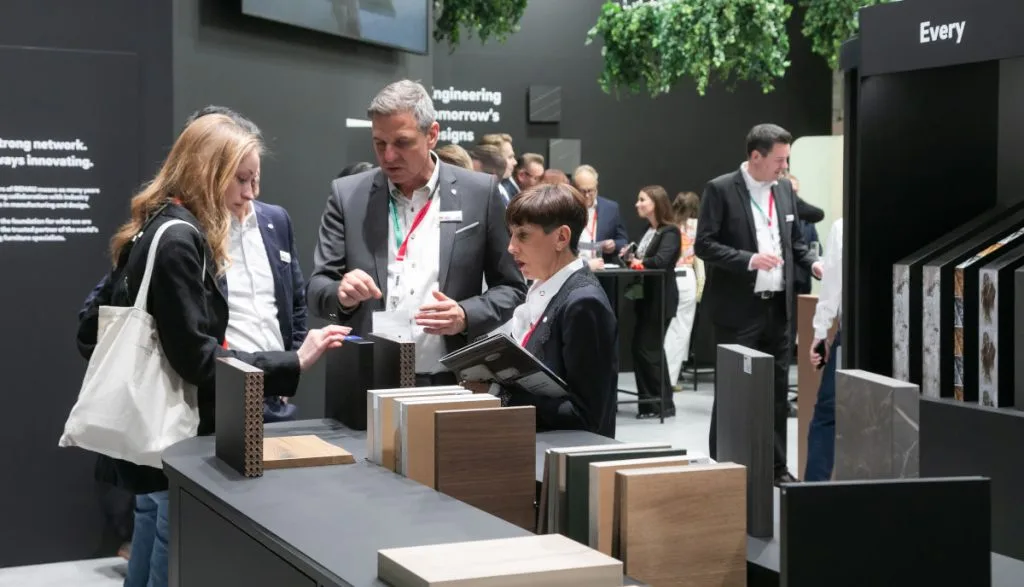 Stoisko Rehau podczas targów interzum 2025