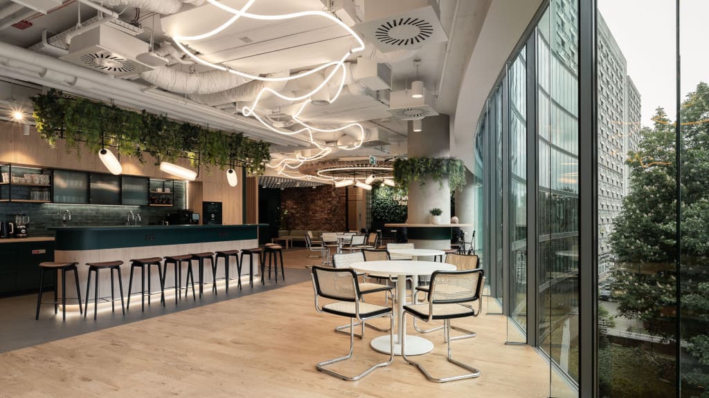 Nowa siedziba GN Polska, zaprojektowana przez warszawską pracownię Bit Creative.