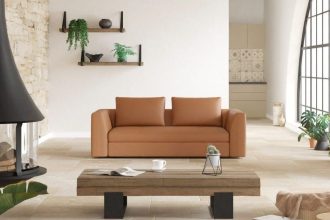 HomeByMe 3D Rendering - próbka możliwości, które rozwiązania od Dassault Systèmes oferują przy zakupie i sprzedaży mebli. Sofa Bergamo BoConcept.