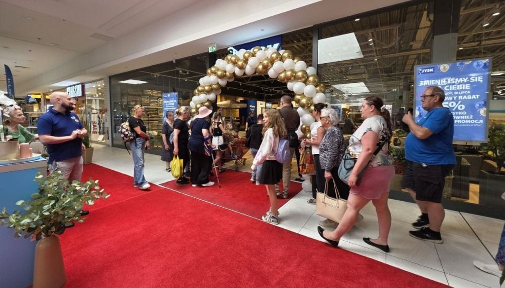 Nowy koncept JYSK w Nowych Bielawach.