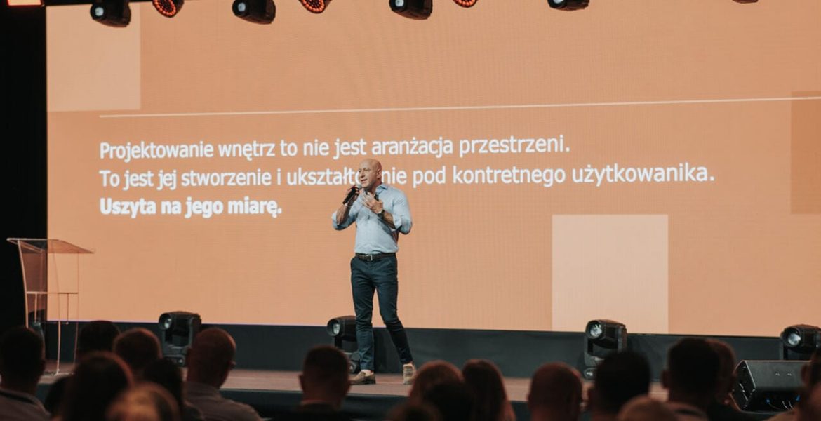 Krzysztof Miruć podczas Komfort Design Days 2025.