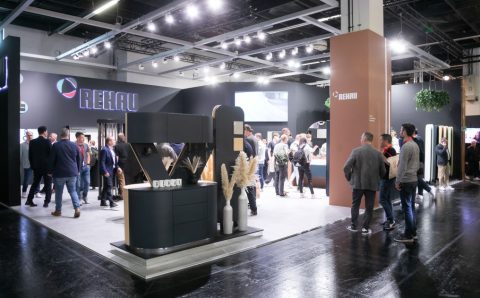 Stoisko Rehau podczas targów interzum 2025