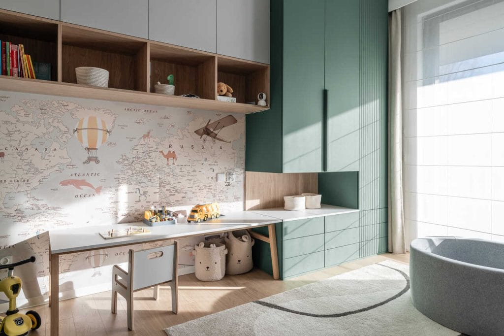 Pokój dziecięcy. Projekt: arch. Anna Maria Sokołowska, Pracownia Projektowa Dragon Art. Fot. Katarzyna Seliga-Wróblewska, Marcin Wróblewski; Fotomohito.
