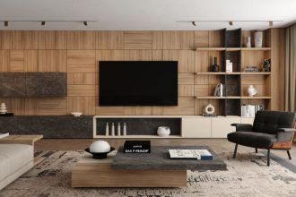 Riva Earth, dekor z nowej kolekcji 2025, łączy klasyczną, elegancką strukturę z ciepłym, miodowym odcieniem – to naturalna alternatywa dla dębu, która tworzy przytulną i harmonijną atmosferę.