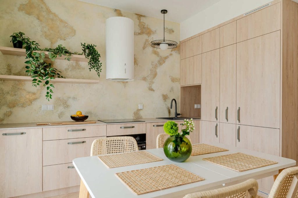 Projekt wnętrza: Joanna Grotkowska, Deer Design; Projekt zabudowy meblowej: Daniel Stochniałek, Deer Wood. Fot. Zagórny Studio.