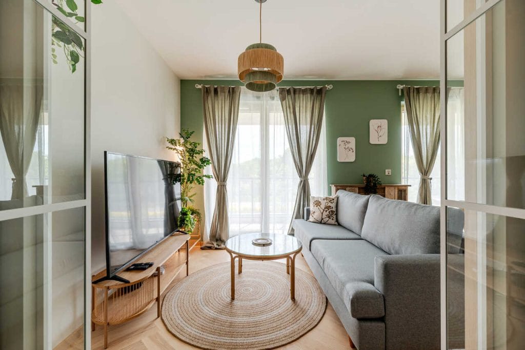 Projekt wnętrza: Joanna Grotkowska, Deer Design; Projekt zabudowy meblowej: Daniel Stochniałek, Deer Wood. Fot. Zagórny Studio.