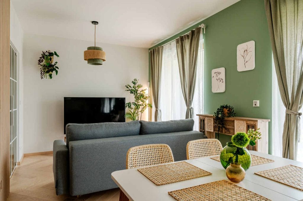 Projekt wnętrza: Joanna Grotkowska, Deer Design; Projekt zabudowy meblowej: Daniel Stochniałek, Deer Wood. Fot. Zagórny Studio.