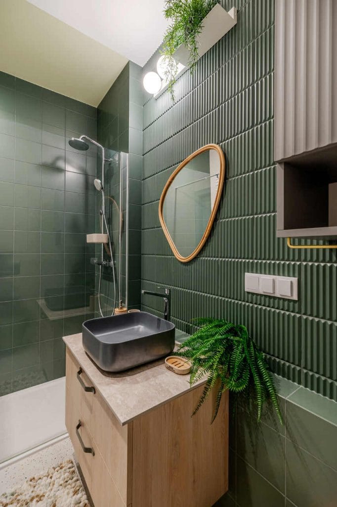 Projekt wnętrza: Joanna Grotkowska, Deer Design; Projekt zabudowy meblowej: Daniel Stochniałek, Deer Wood. Fot. Zagórny Studio.