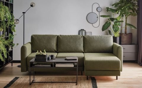 Galeria Wnętrz Domar, salon Wnętrza Vox, narożnik Todos.