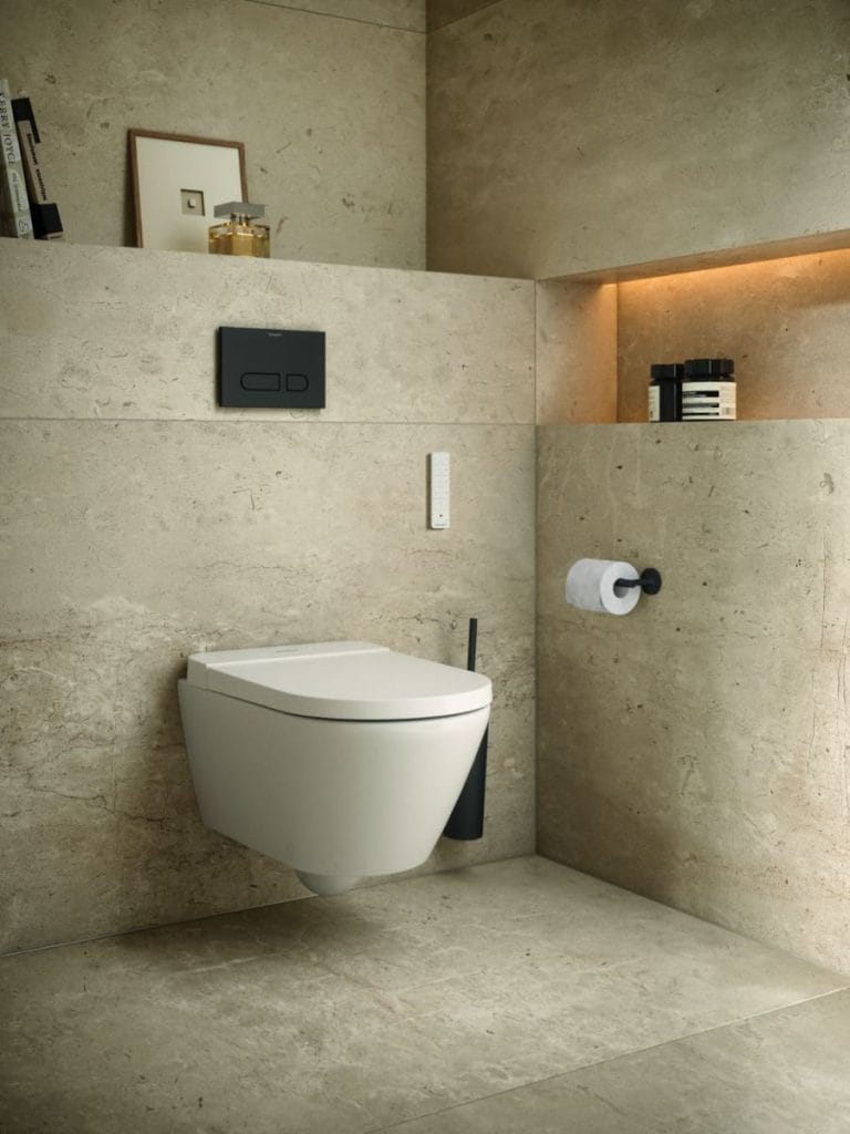 SensoWash® D-Neo idealnie sprawdza się w małych łazienkach i toaletach gościnnych.