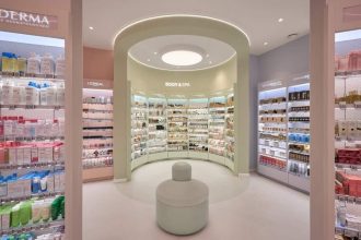 Skin & Beauty Concept Store, projekt Robert Majkut Design. Fot. Emi Karpowicz.