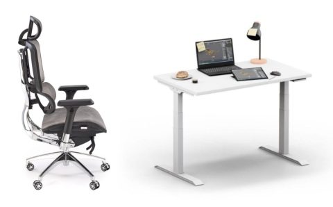 Ergonomiczne biurko i krzesło – komfortowa przestrzeń do pracy w biurze lub domu