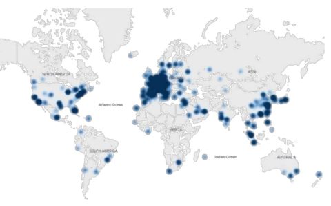 Mapa lokalizacji sklepów flagowych światowych marek na rynku mebli luksusowych