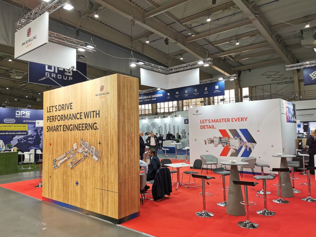 Wspólne stoisko firm IMA i Schelling.