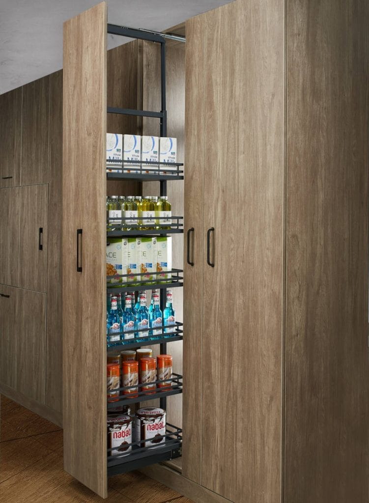 AMIX - cargo Midi w kolorze grafitowym w szafir kuchennej