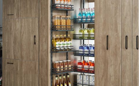 AMIX - cargo Maxi Magic Corner w kolorze grafitowym w szafir kuchennej