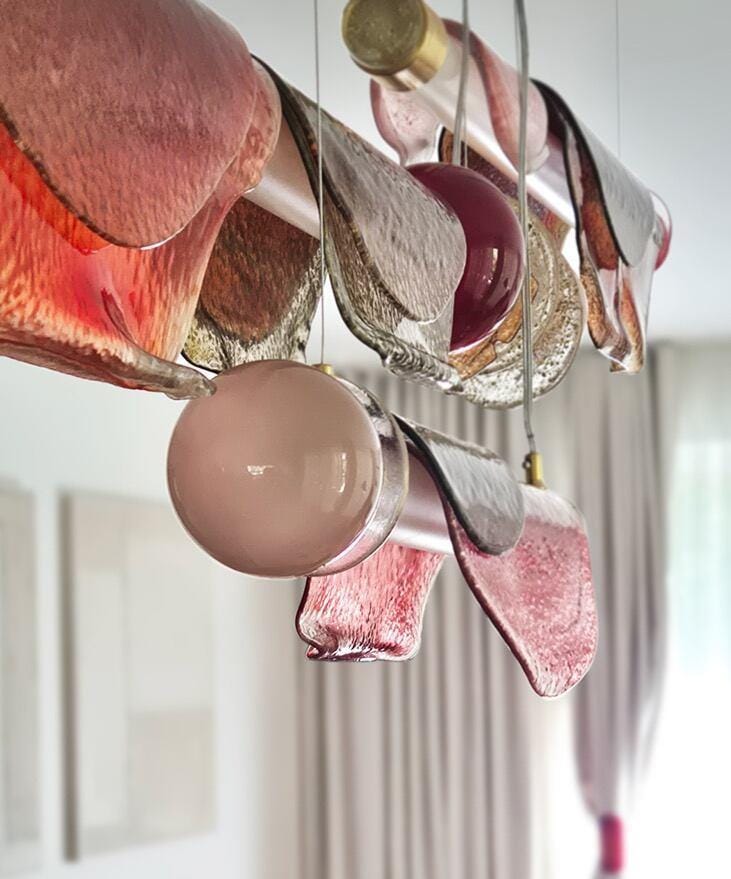 Projekt lampy Spływające zegary - Edyta Barańska, Barańska Studio. Fot. Pietruszka Fotografia.