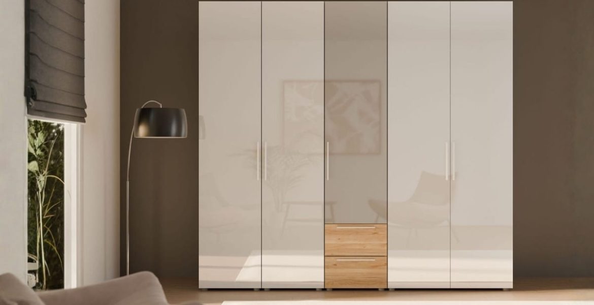 Modułowa szafa ModuKlix firmy FORTE z systemem Threespine