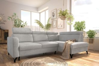 Narożnik Libro ALLICANTE z funkcją spania – praktyczne rozwiązanie do kawalerki.