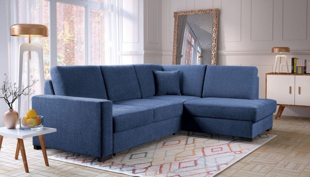 Narożnik Libro BOSS z funkcją spania – praktyczne rozwiązanie do kawalerki.