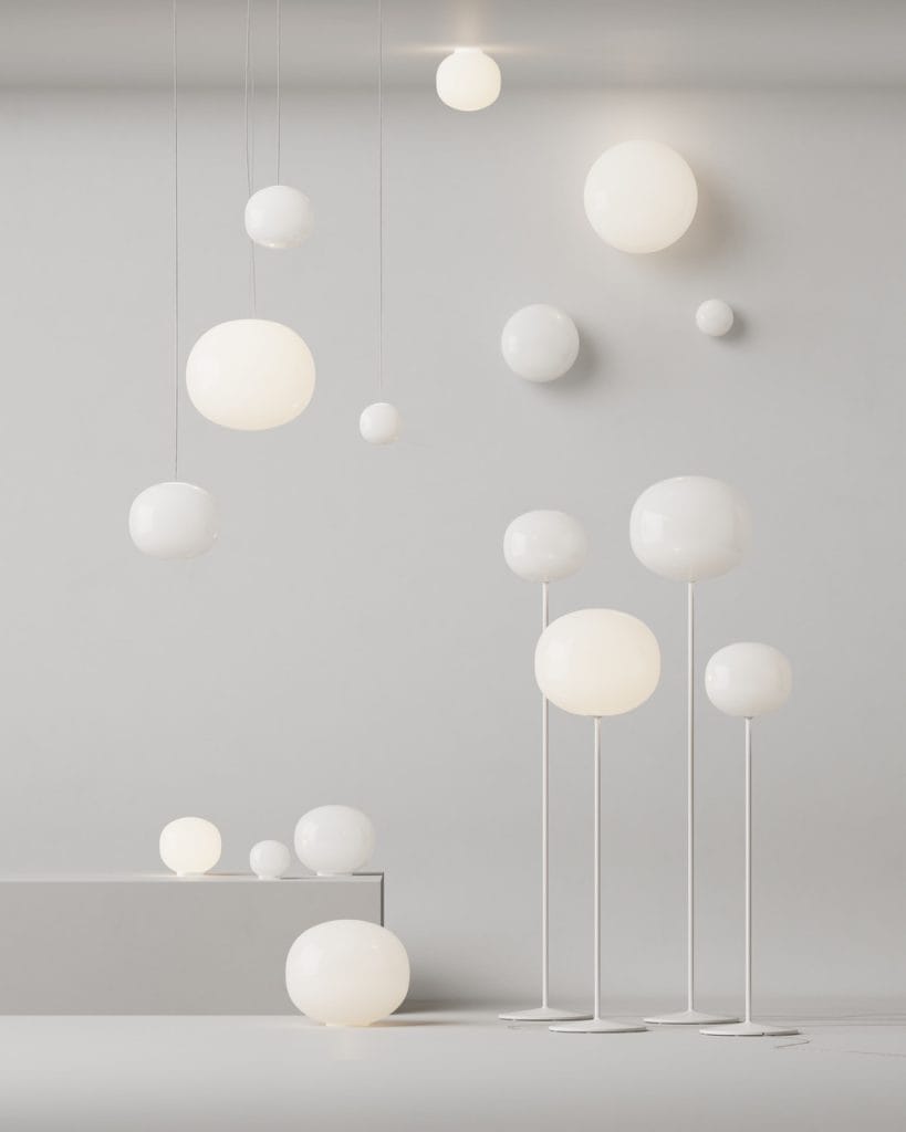 Kontynuując udaną współpracę z włoskim producentem oświetlenia Lodes, Snøhetta rozszerzyła kolekcję Volum o cztery nowe warianty podłogowe. Dzięki kolejnej odsłonie, kolekcja Volum stała się bardziej wszechstronna i dopasowuje się do każdego kontekstu i przestrzeni. Źródło: Snøhetta.